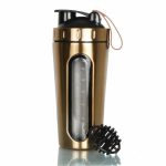 Fitastic Stainless Steel Window Shaker – Food Grade – BPA Free – Leak Proof – 750 ml Shaker