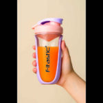 Fitastic Fuel Shaker Bottle – 700 ml | BPA-Free, Leak-Proof with Mixing Mesh | Premium Purple-Pink Protein Shaker for Gym & Fitness