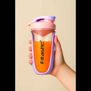 Fitastic Fuel Shaker Bottle – 700 ml | BPA-Free, Leak-Proof with Mixing Mesh | Premium Purple-Pink Protein Shaker for Gym & Fitness