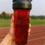 Fitastic Vortex Shaker Bottle – 700 ml  Shaker for Protein, Gym & Fitness | BPA-Free | No Ball Needed(Candy Red)