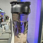 Fitastic Vortex Shaker Bottle – 700 ml Shaker for Protein, Gym & Fitness | BPA-Free | No Ball Needed(Charcoal Black)