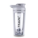 Fitastic Core Sky Grey Shaker Bottle 700 ml with Mixing Ball | Leak-Proof, BPA-Free Protein Shaker for Pre & Post-Workout